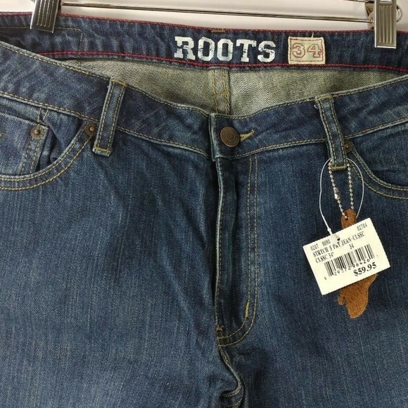 ROOTS 34 Men’s Stretch 5 PKT Boot Cut CLSSC 34L/33 - Picture 5 of 8